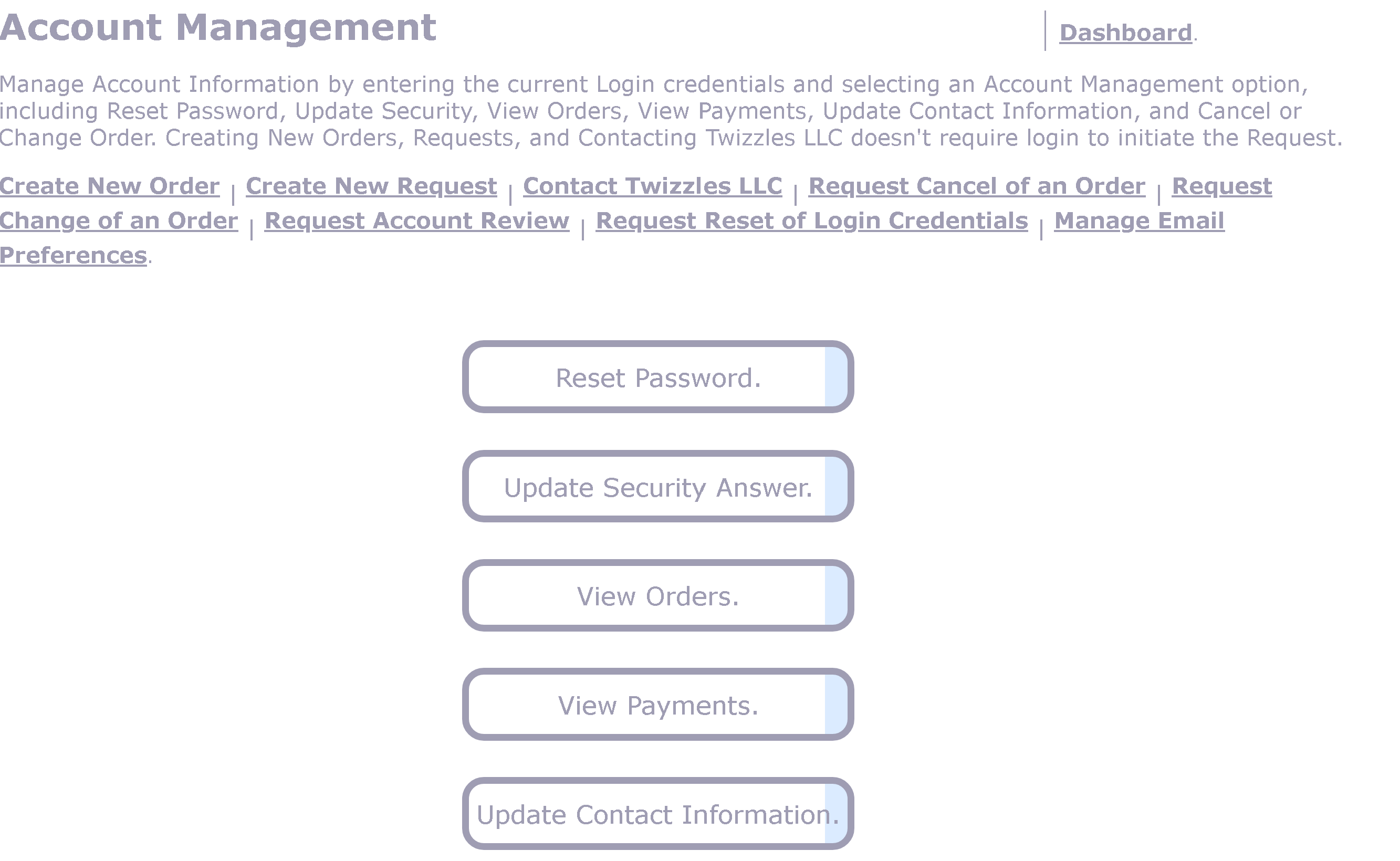 Account Management.