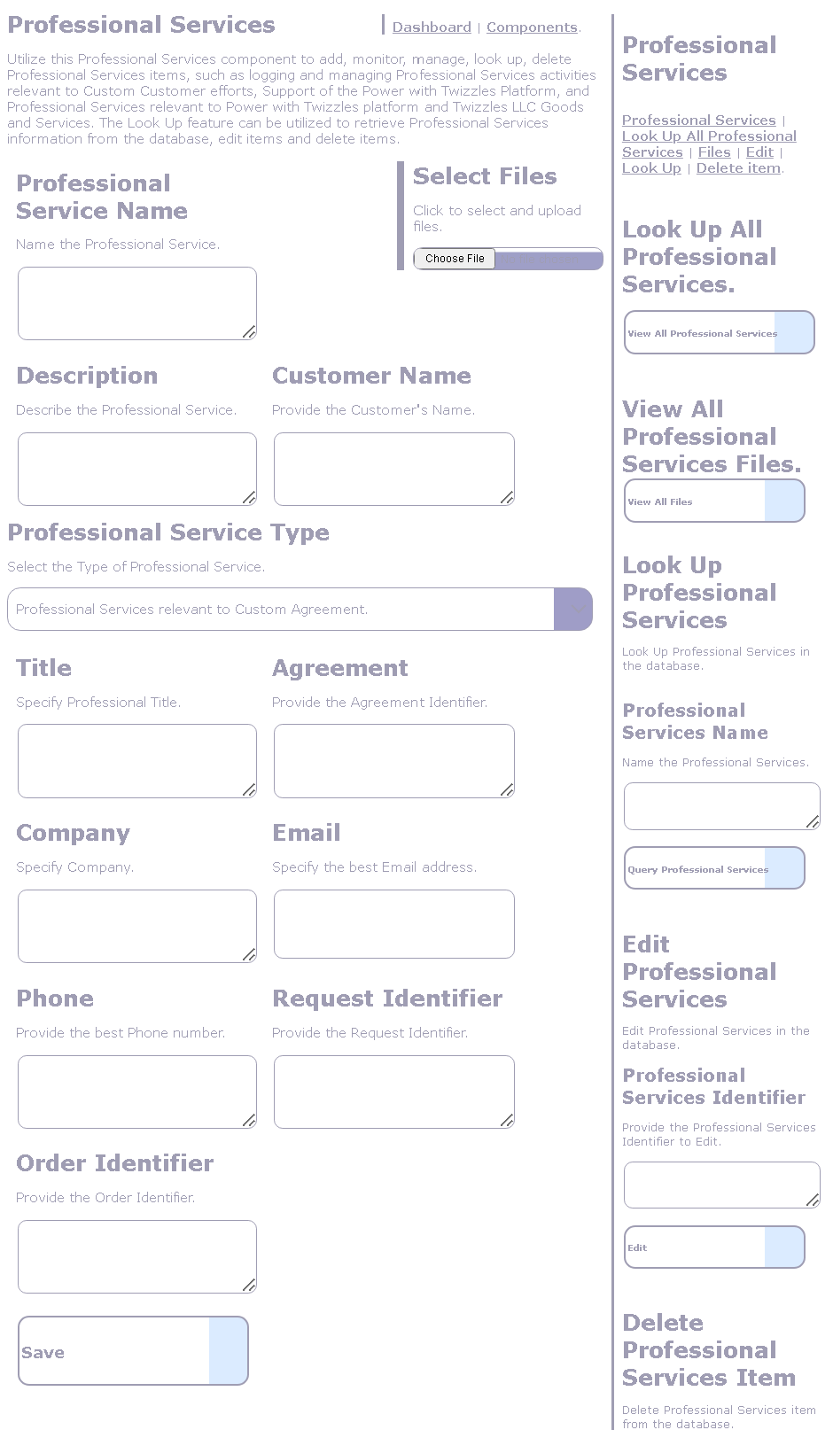 Professional and Business Services.